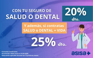 Promocin hasta el 25% de descuento en seguros ASISA en 2025